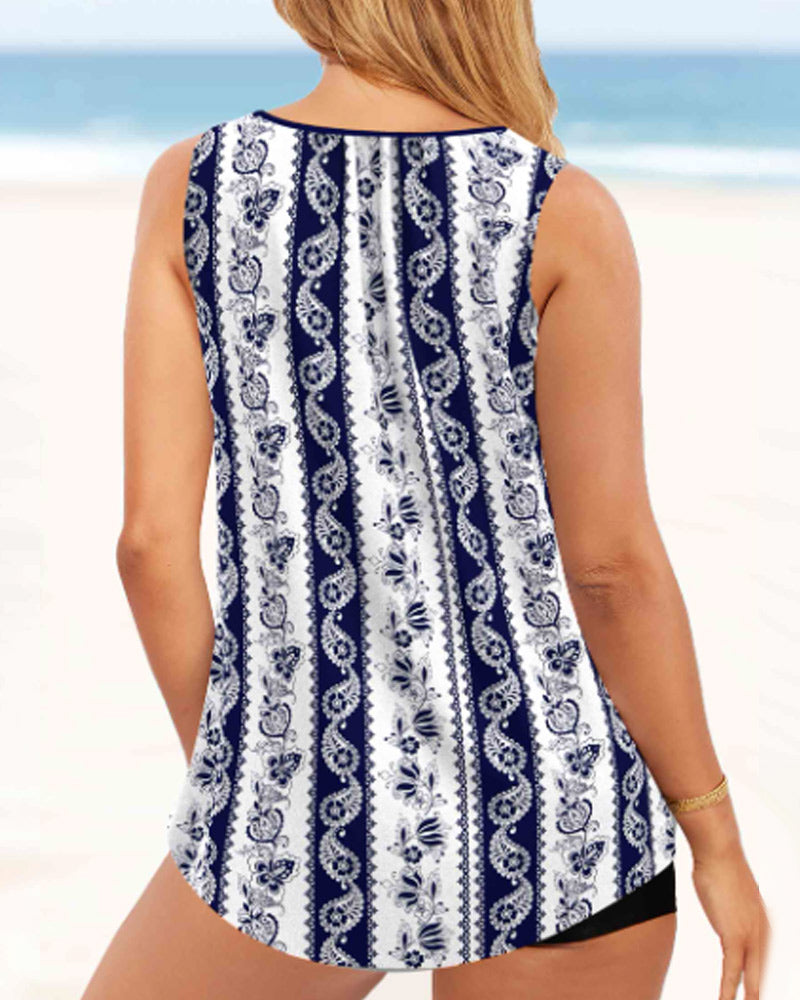 Lorna® | Bedruckter zweiteiliger Tankini