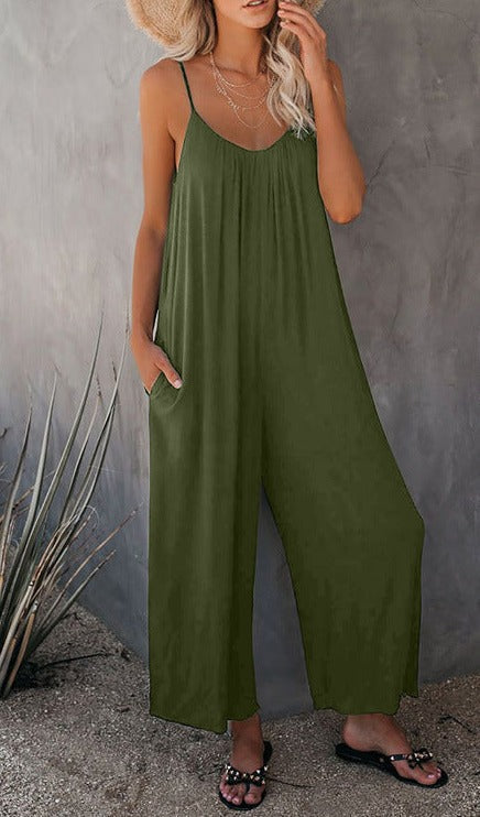 Ultimate Flowy Jumpsuit with Pockets (Buy 2 Free Shipping)