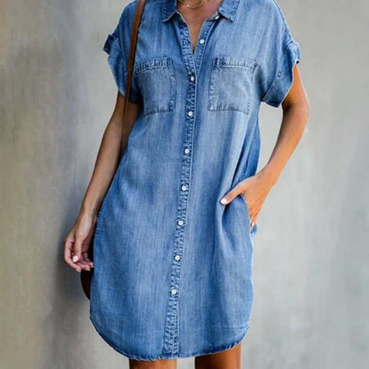 Ashley® | Stilvolles & schickes Denim-Kleid