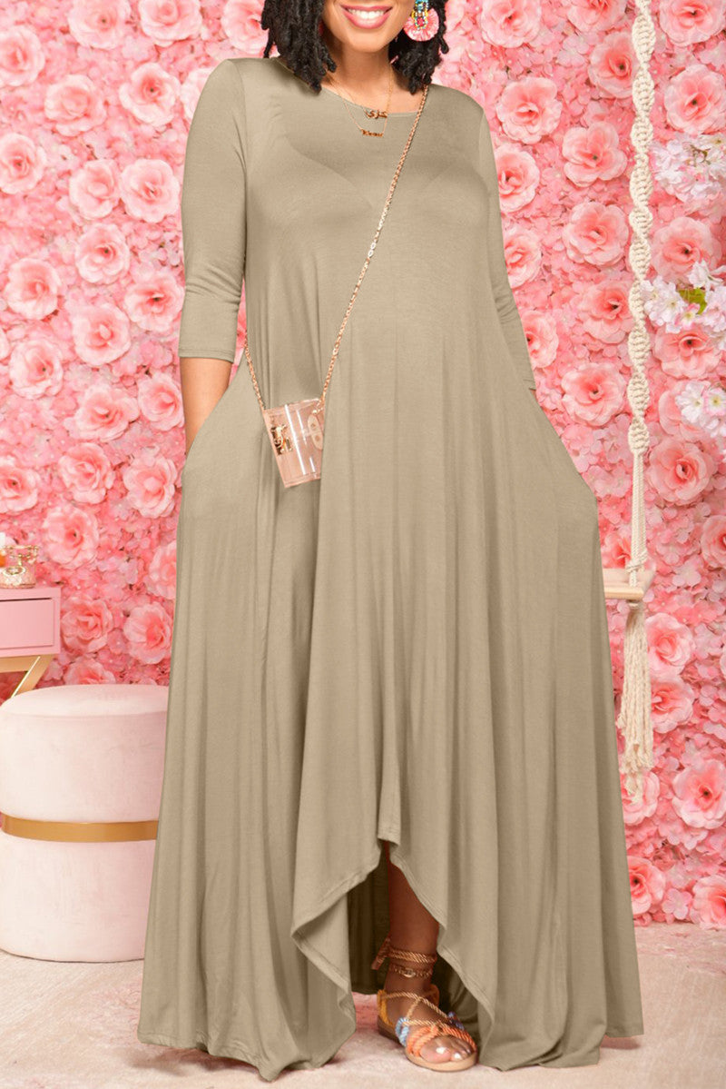 Rodress-dresses-l42029157421-fashion-casual-solid-asymmetrical-o-neck-long-dress