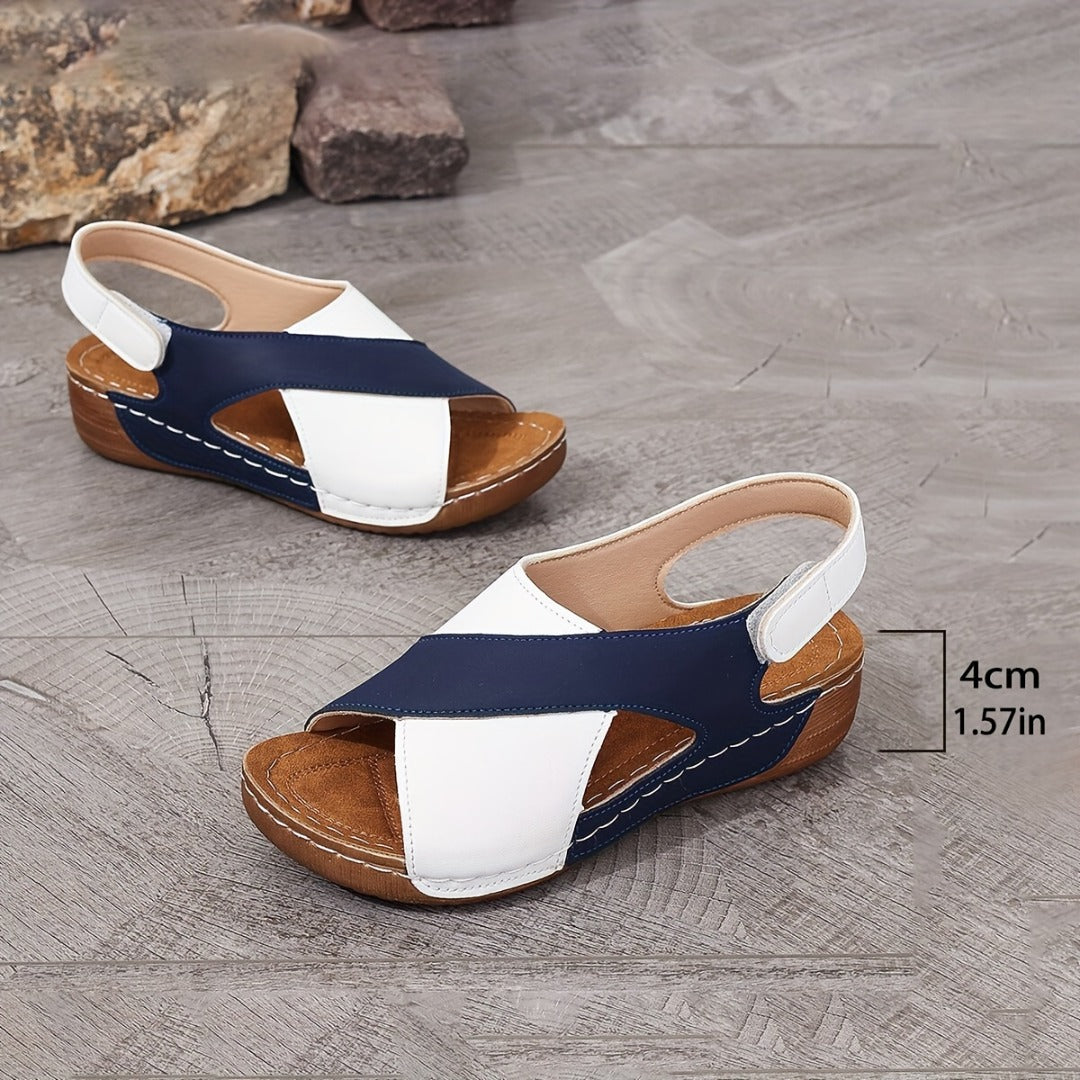 Melody® | Neue modische Sandalen in kontrastierender Farbe