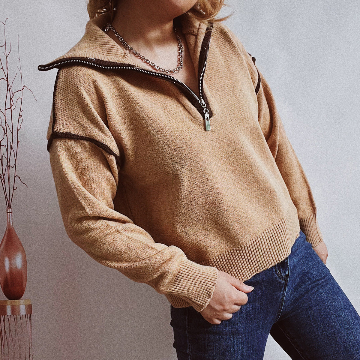 Morwenna | Stilvoller und eleganter Winterpullover