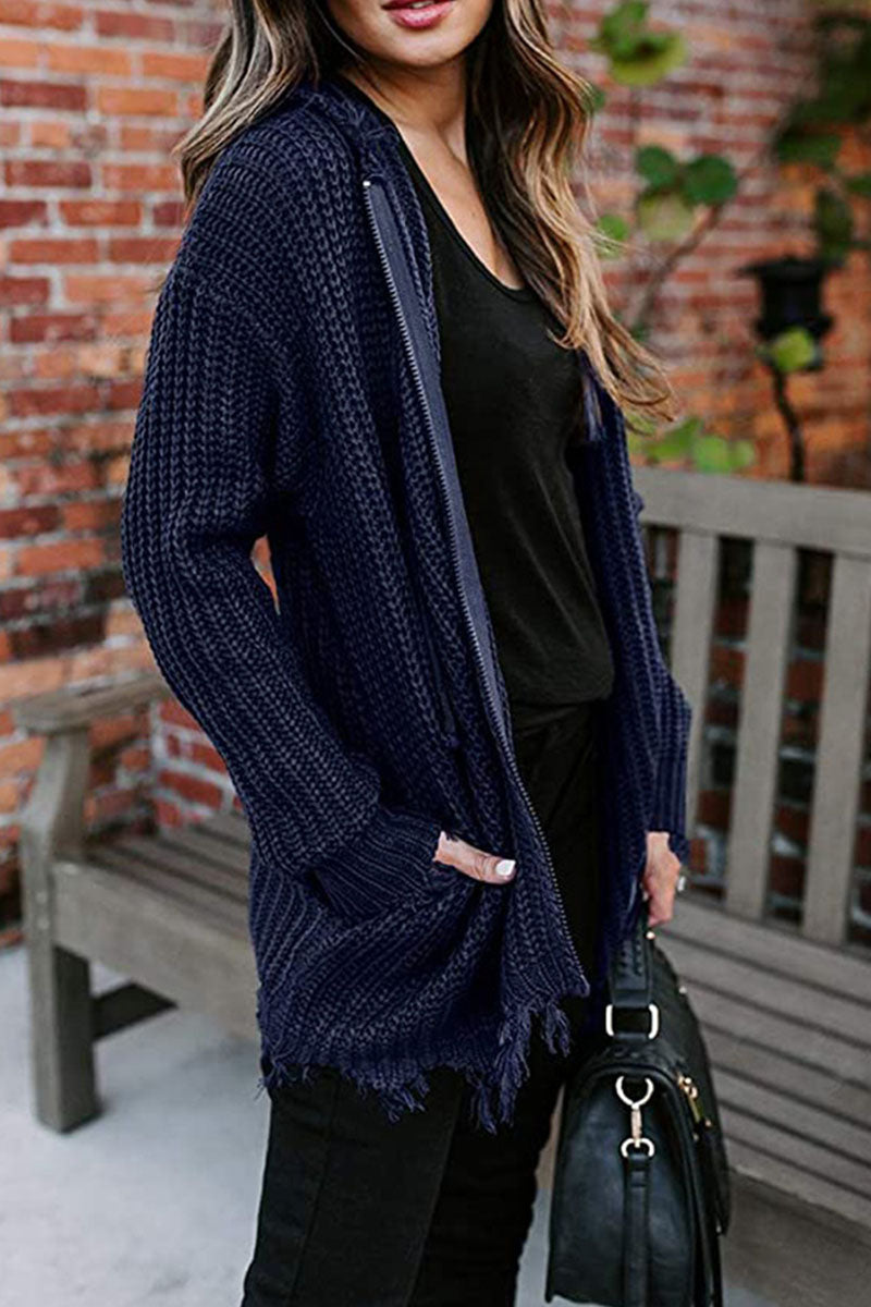 Emerson | Zeitlose und elegante Winter-Strickjacke