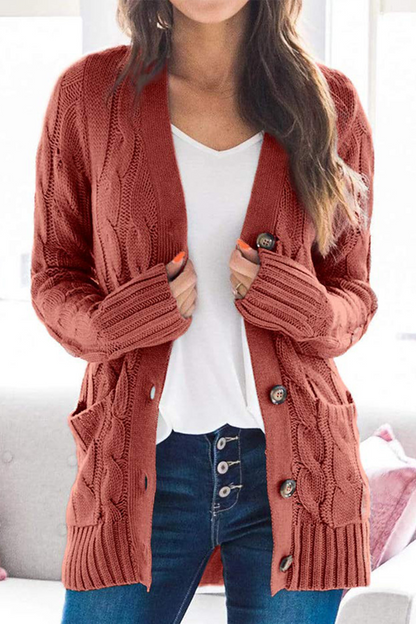 Birkhild | Zeitlose und stilvolle Winter-Strickjacke