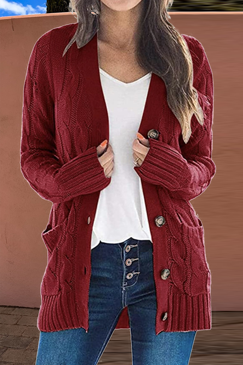 Celestina | Lässige und bequeme Winter-Strickjacke