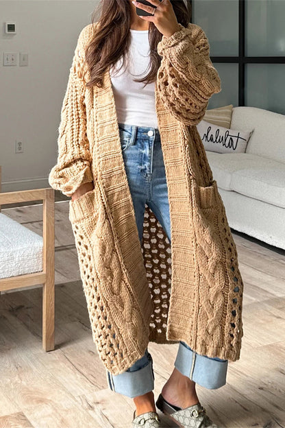 Sandrine | Maßgeschneiderte und elegante Winter-Strickjacke