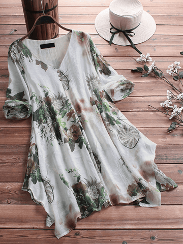Jane® | Damen Bluse mit Blu...