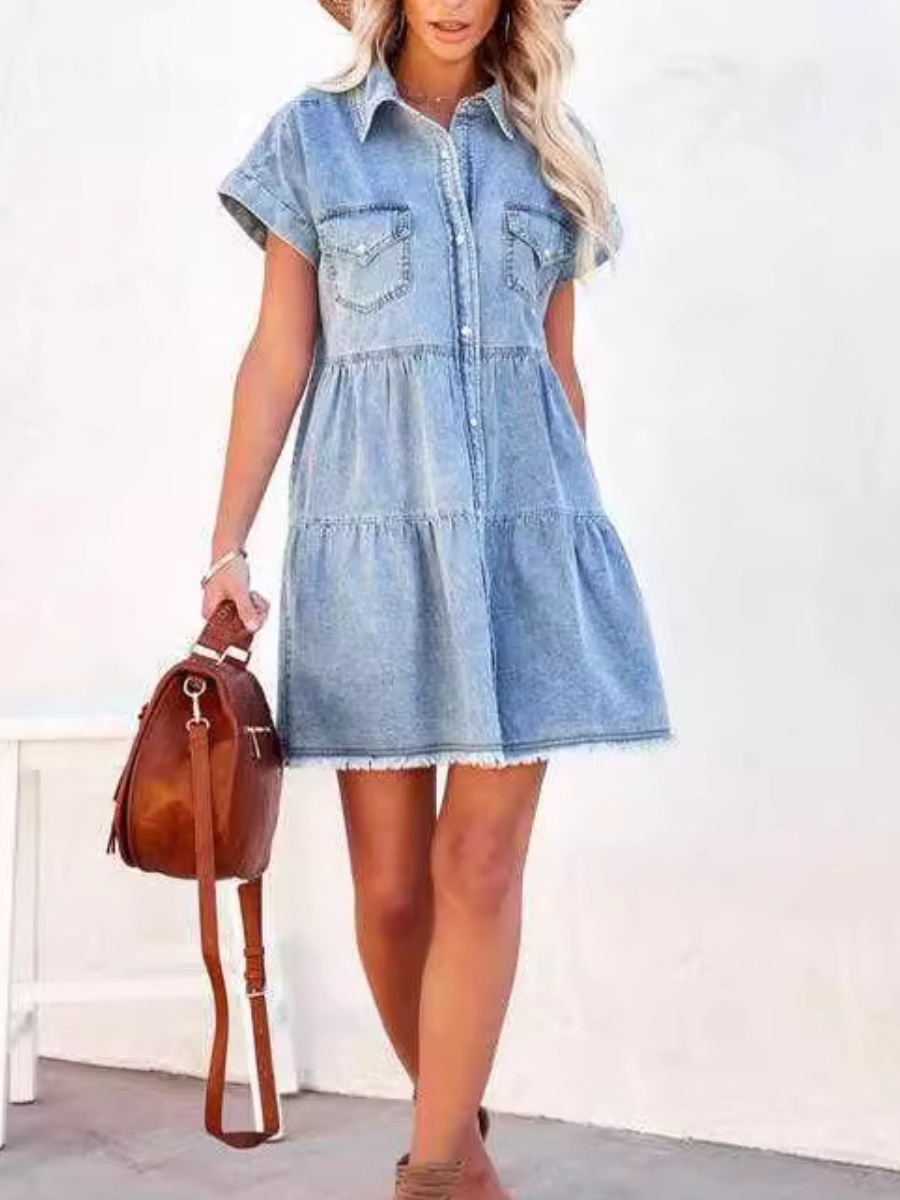 Ellise® | Trendiges Denim-Kleid