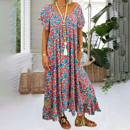 Josefine® | Klassisches Maxikleid im Boho-Stil