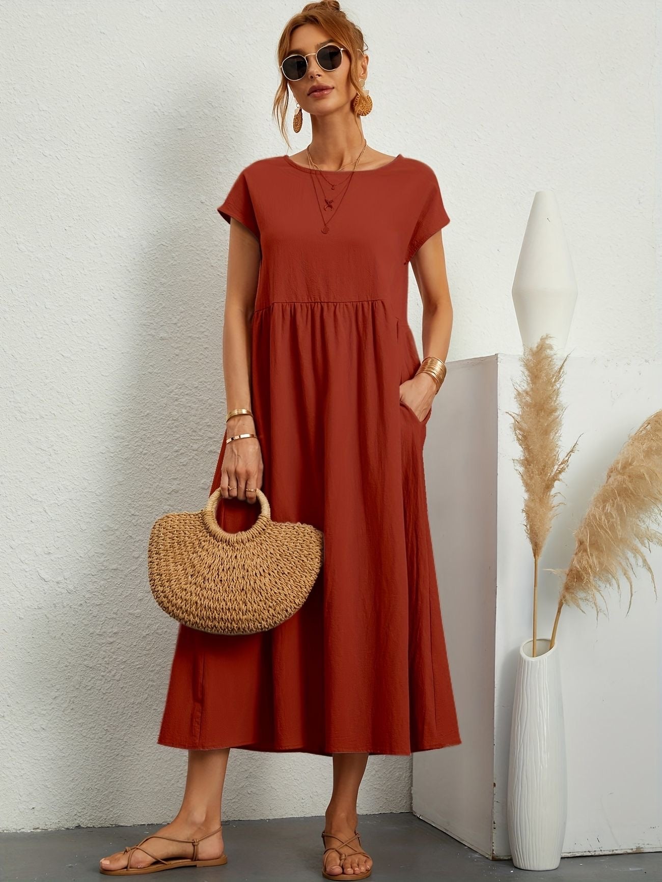 Joyce® | Modisches und minimalistisches allgemeines Kleid