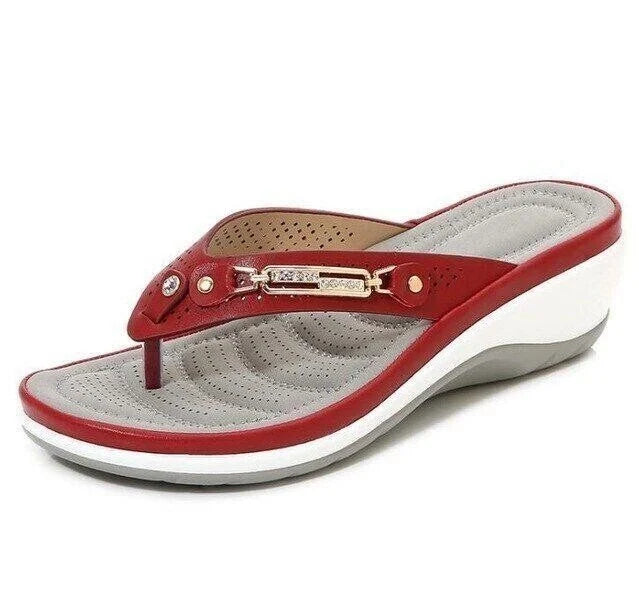 Katharina® | Weich gepolsterte Flip Flops Zehenstegsandalen