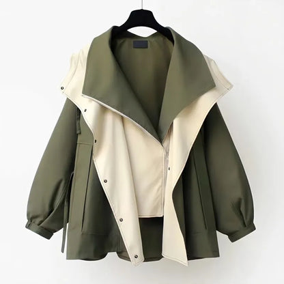 Olive | Modische und minimalistische allgemeine Jacke