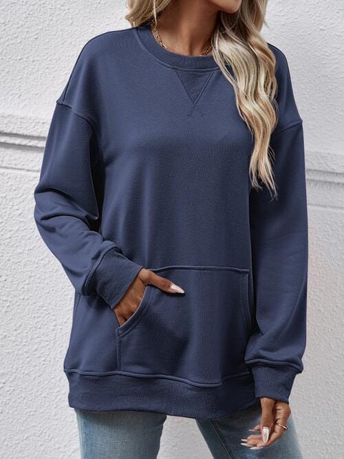 Long Sleeve Pocket Sweatshirt - Sydney So Sweet