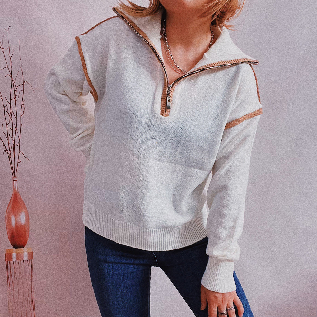 Morwenna | Stilvoller und eleganter Winterpullover