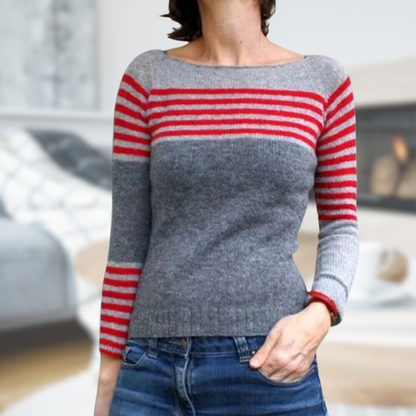 Coralie® | Gestrickter Pullover mit Rundhalsausschnitt