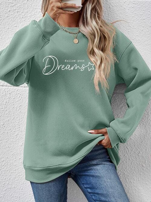 FOLLOW YOUR DREAMS Graphic Sweatshirt - Sydney So Sweet