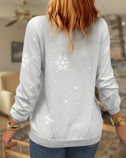 Chie® | Eleganter Pullover mit Weihnachtsmotiven