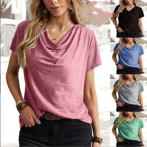 Daphne® | Cowl Neck Kurzarm...