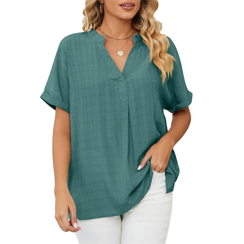 Olivia™ Emmy klassieke blouse - Wit-2XL -  Neomoda