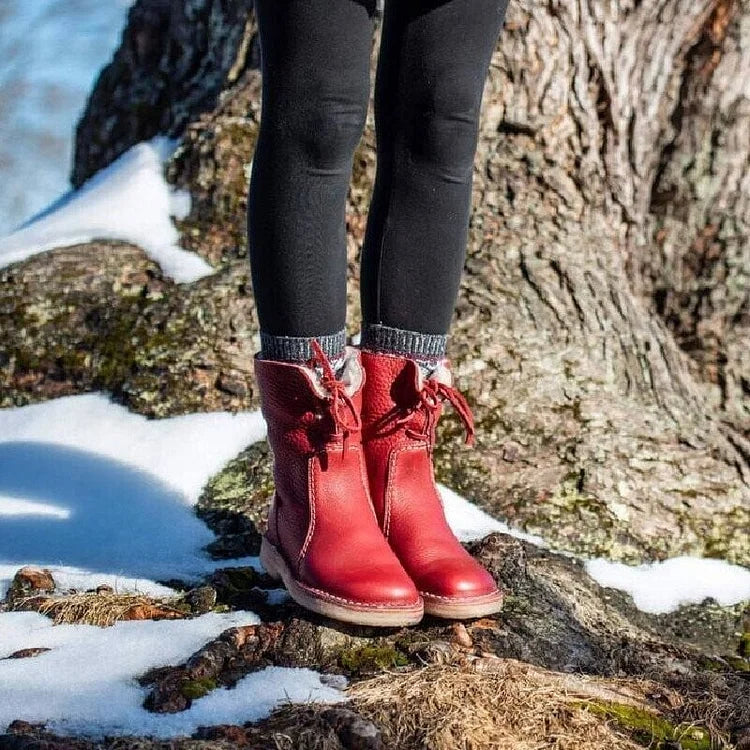 Trendige und stützende orthopädische Allgemeinstiefel