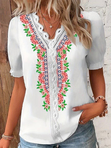 Sabri® | Patchwork-Shirt mi...