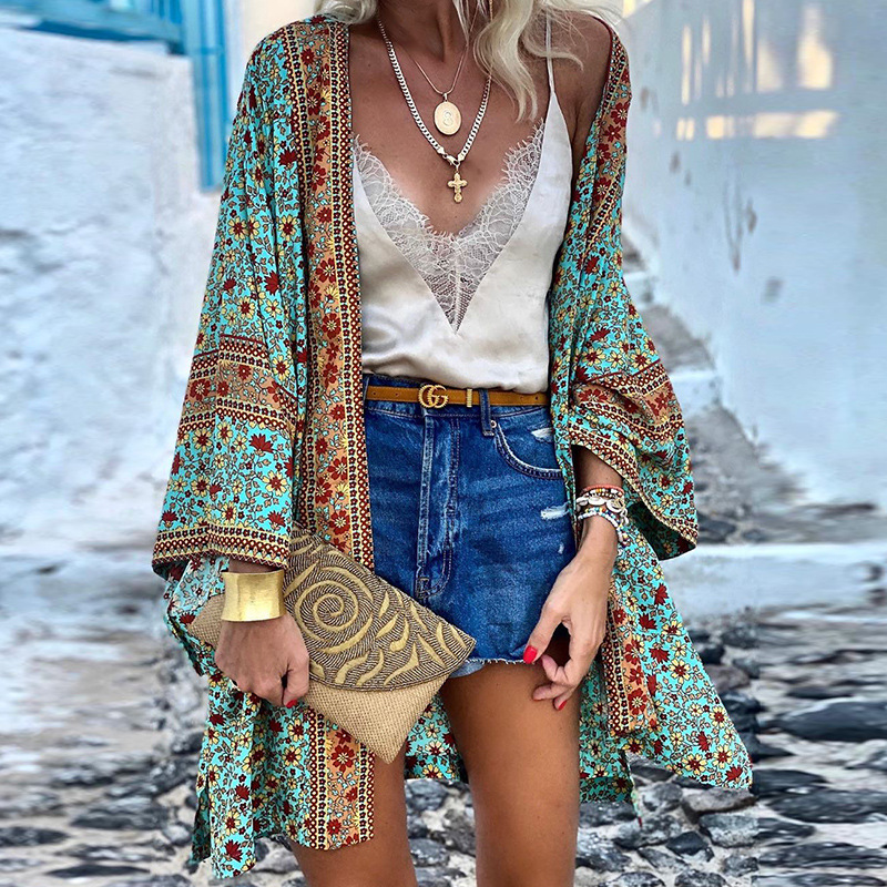 Selena® | Elegante Boho-Strickjacke