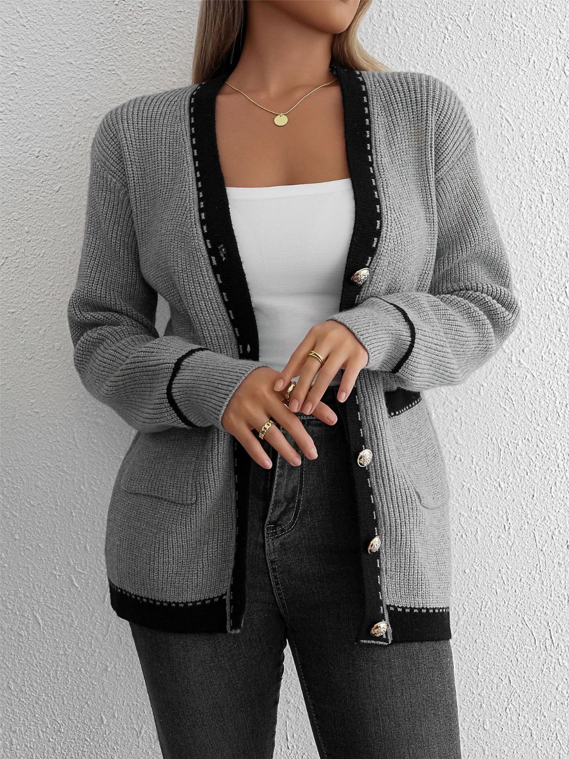 Sibella | Elegante und vielseitige Winter-Strickjacke