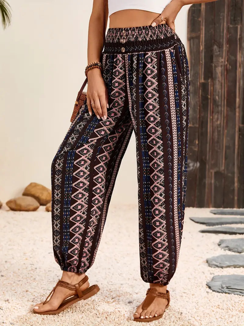 Debbie® | Stylische Boho-Grafikdruck-Hose