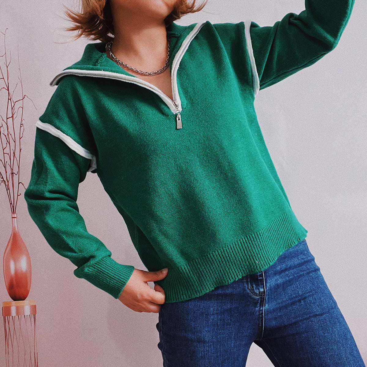 Morwenna | Stilvoller und eleganter Winterpullover