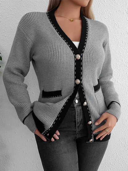 Sibella | Elegante und vielseitige Winter-Strickjacke