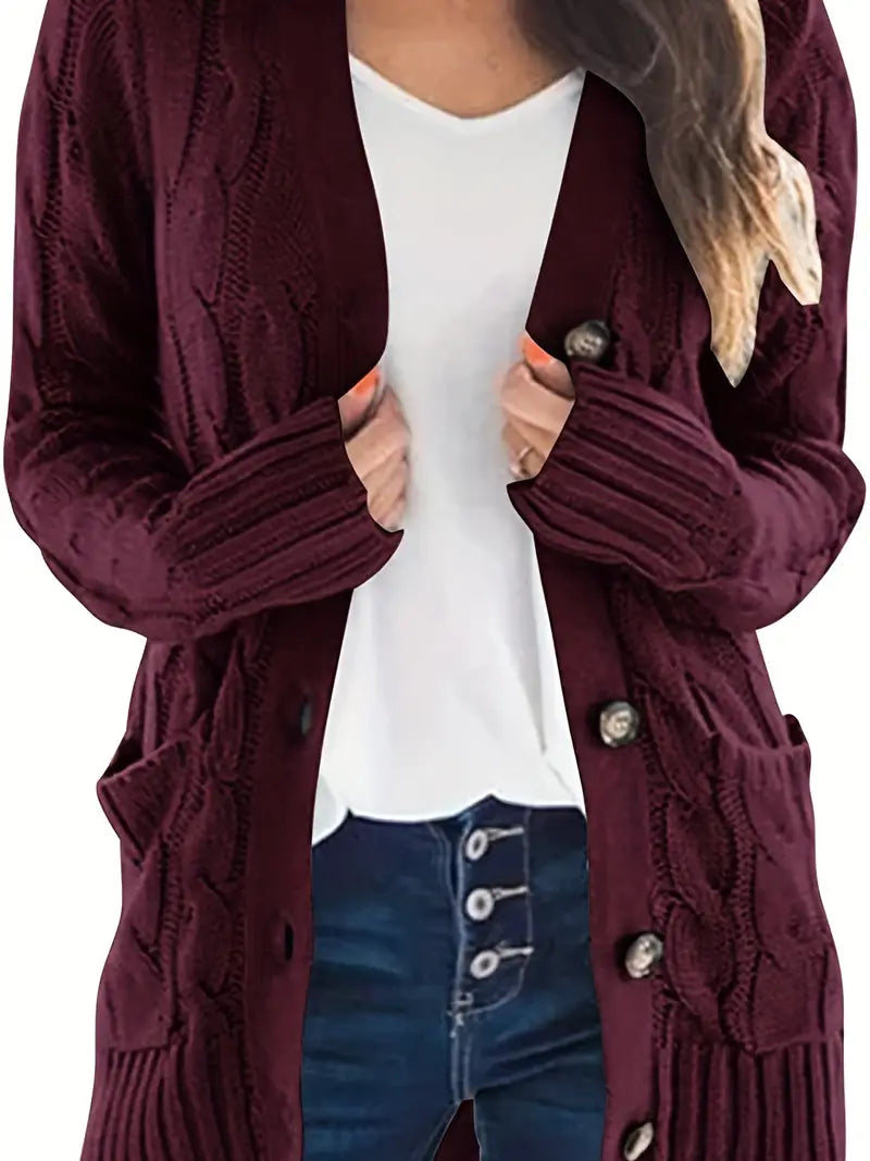 Britney | Entspannter und zeitloser Winter-Cardigan