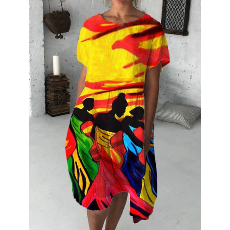 Belinda® | Modisches bedrucktes Kleid