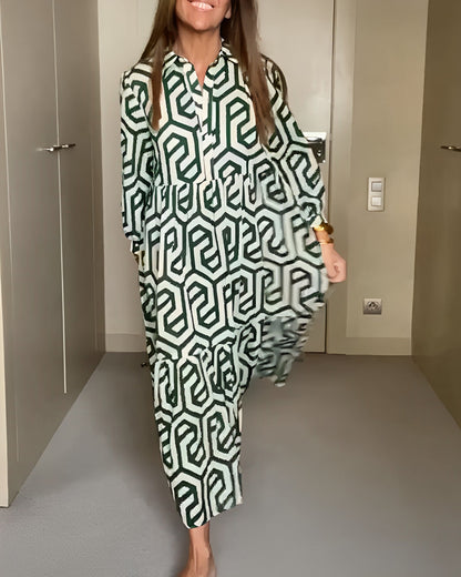 Pia | Geometrisches Kleid