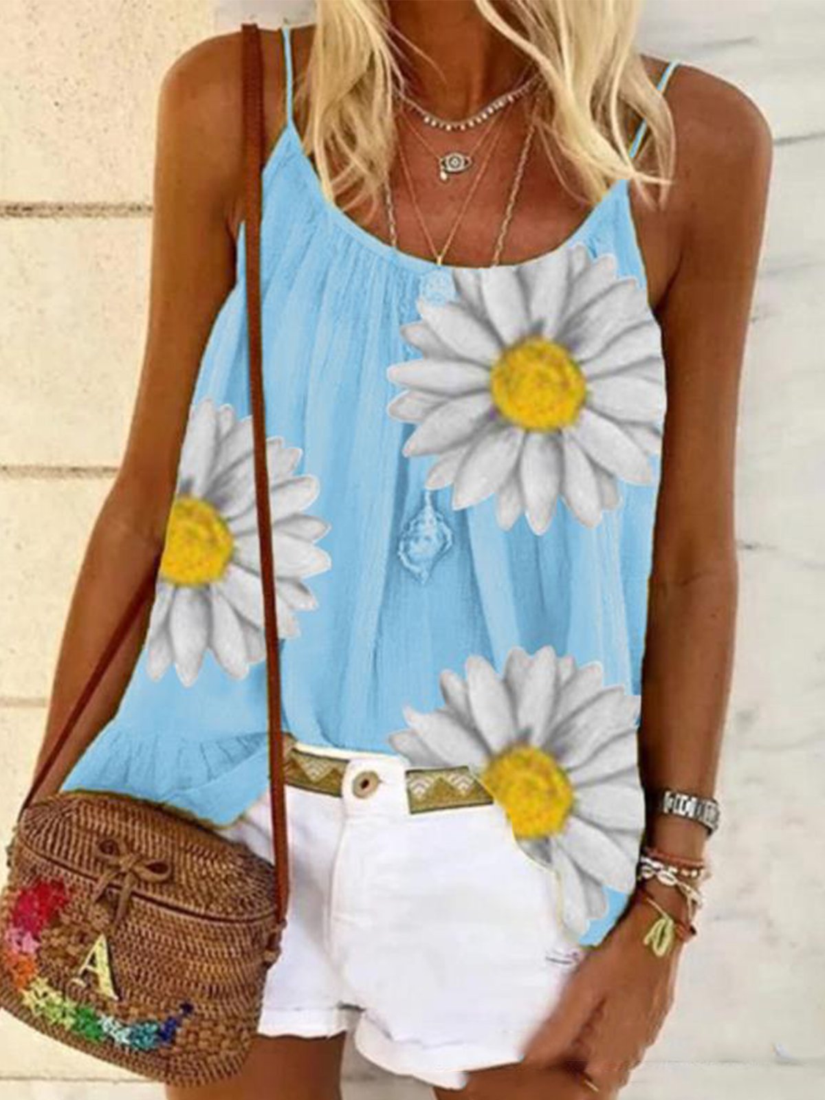 Rodress-vintage-sleeveless-boho-daisy-floral-printed-crew-neck-plus-size-casual-vest-tops