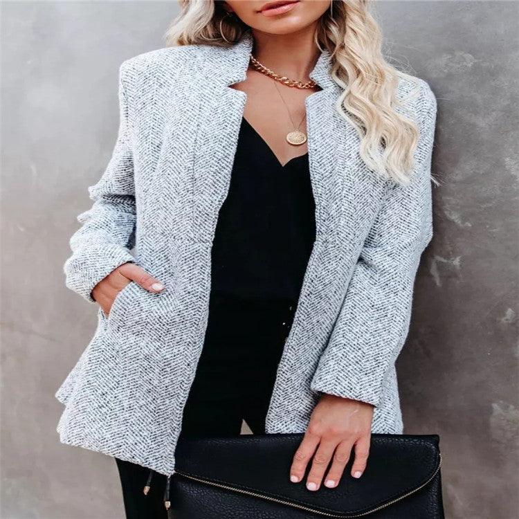 Thick high-end short woolen coat - Trendha