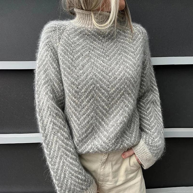 Ellen | Lässig und Stilvoll Winter Pullover