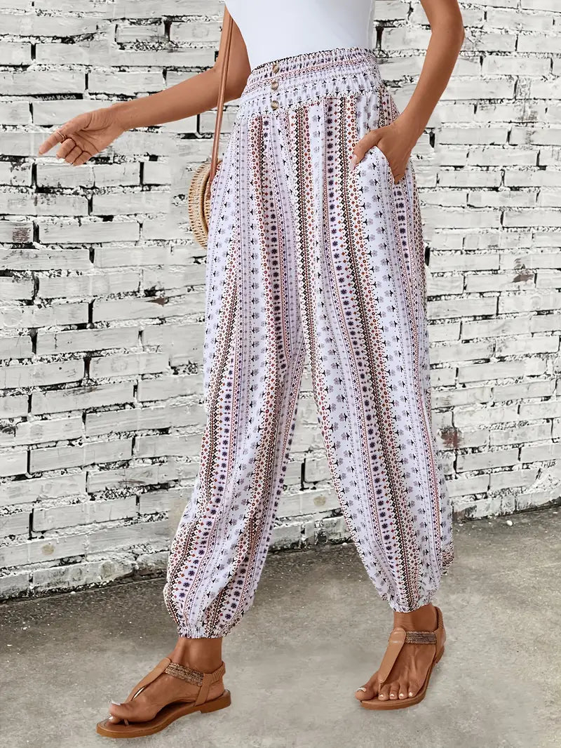 Debbie® | Stylische Boho-Grafikdruck-Hose