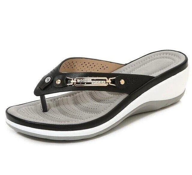 Katharina® | Weich gepolsterte Flip Flops Zehenstegsandalen