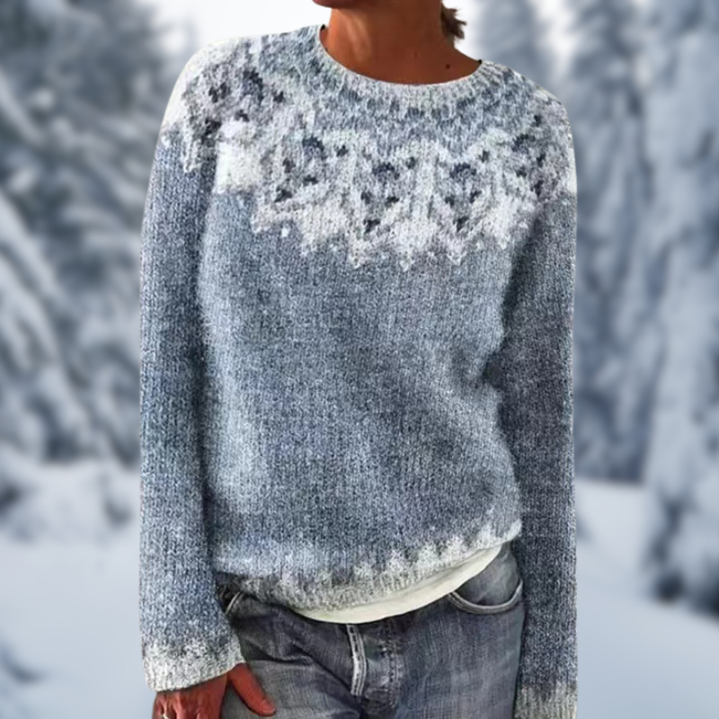 Merida® | Trendiger Gestrickter & Gemusterter Pullover