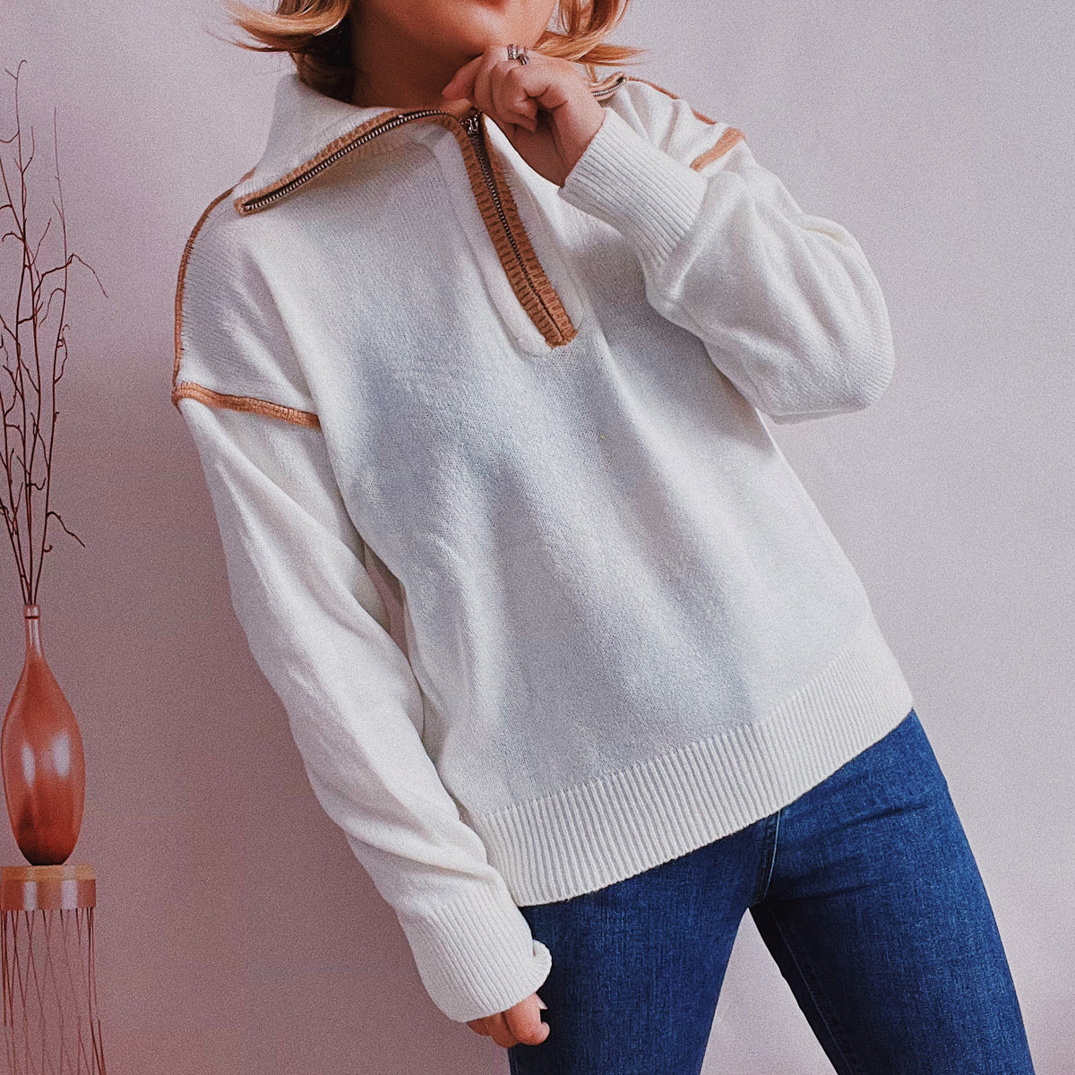 Morwenna | Stilvoller und eleganter Winterpullover