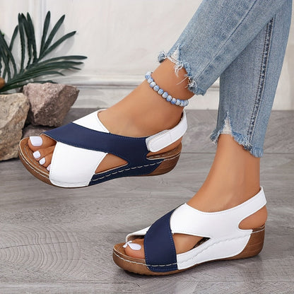 Melody® | Neue modische Sandalen in kontrastierender Farbe