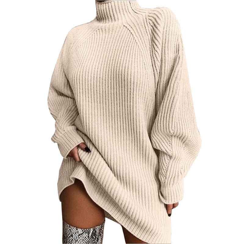 Red-Womens-Long-Sleeve-Bodycon-Sweater-Dress-Cable-Knit-Turtleneck-Sweater-Dresses-K068