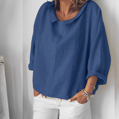 Creya® | Bluse mit Umlegekragen