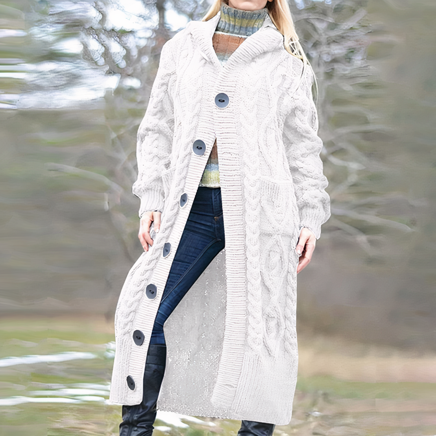 Delara | Modische und mühelose Winter-Strickjacke