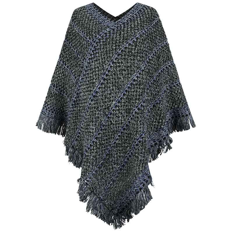 Light-Gray-Ponchos-for-Women-Women-Ponchos-and-Wraps-Winter-Retro-Stylish-Poncho-Shawl-for-Women-K424