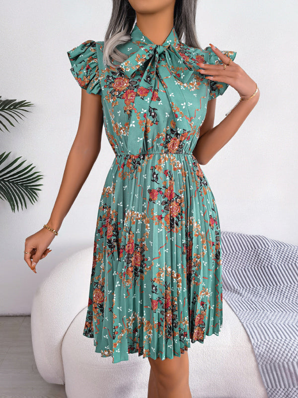 Dress- Floral Romance Mini Dress for Women - Perfect for Any Occasion- - Pekosa Women Clothing