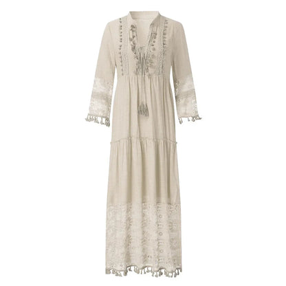 Delhi® | 3/4 Sleeve Lace Dress