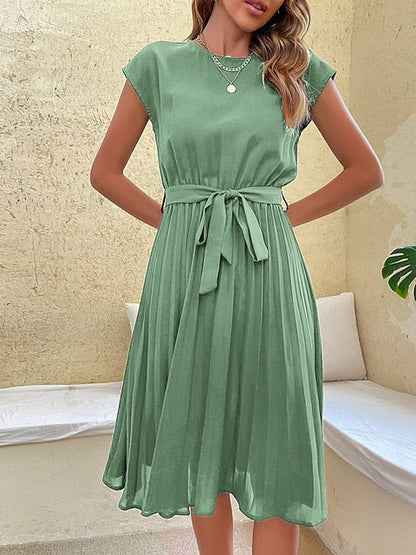 Maxine® | Elegantes Sommerkleid mit Taillenband und fließender A-Linie