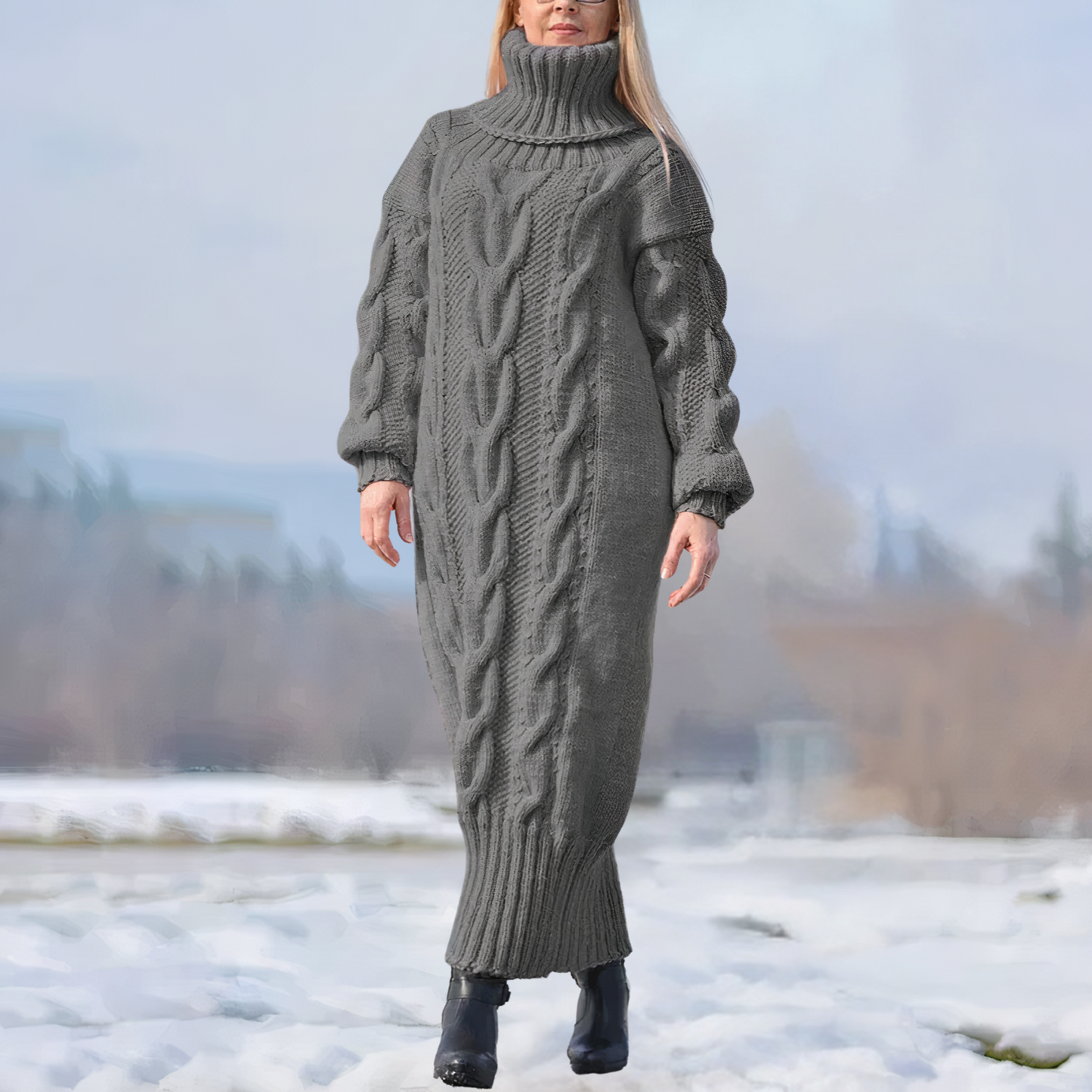 Gunda | Klassische und stilvolle Winter-Strickjacke