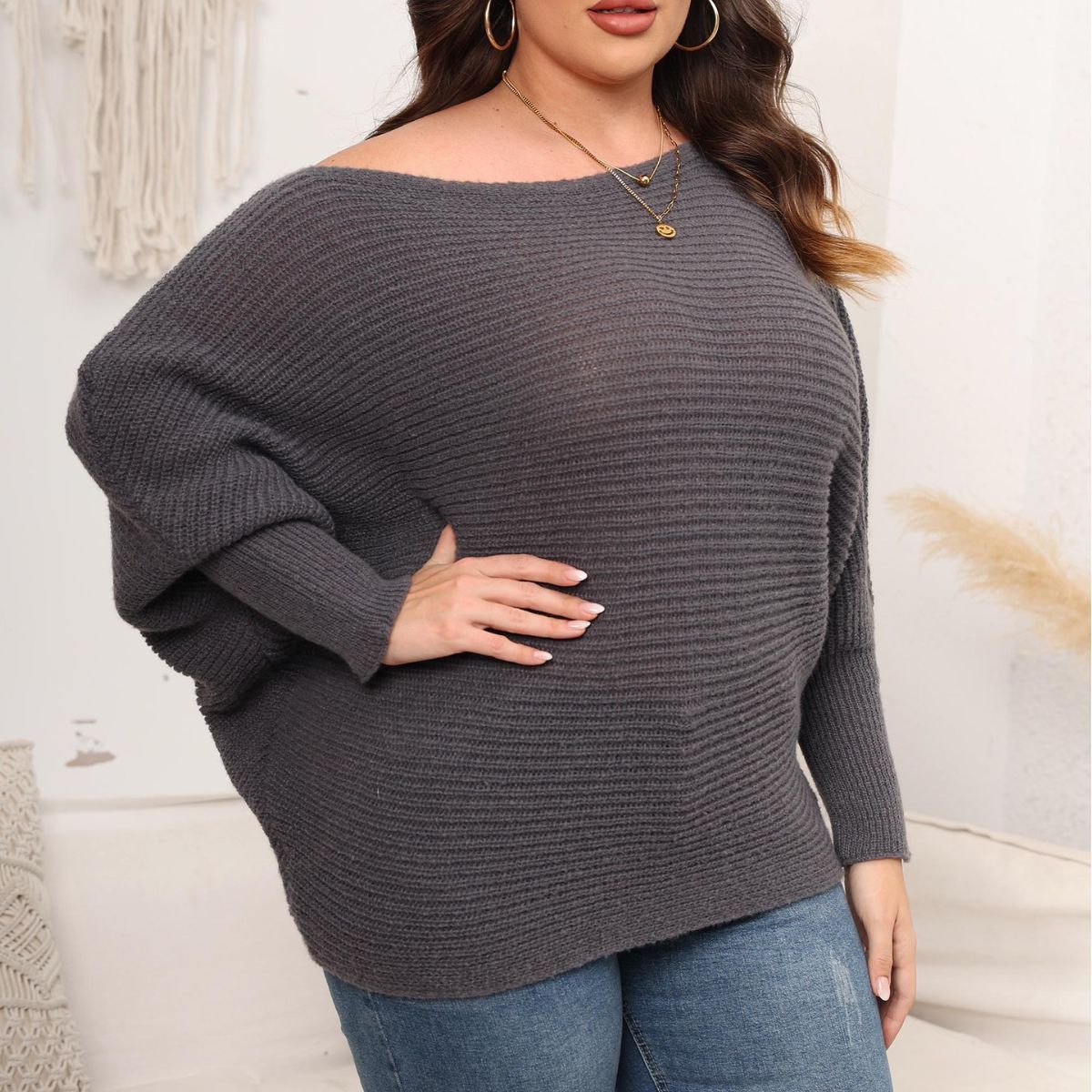 Winter Comfort Plus Size Pullover Sweater for Women    